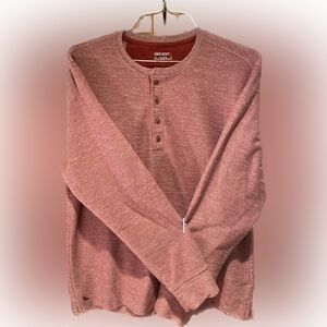 Untuckit long sleeved Henley shirt